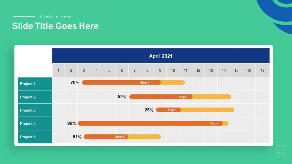 Calendar Charting Infographic