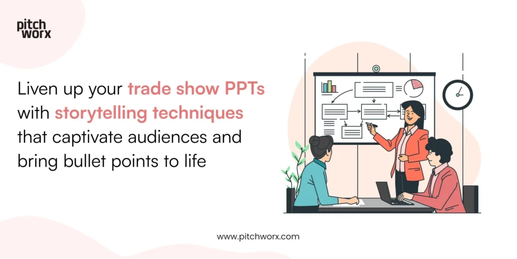 Liven up your trade show PPTs with storytelling techniques that captivate audiences and bring bullet points to life